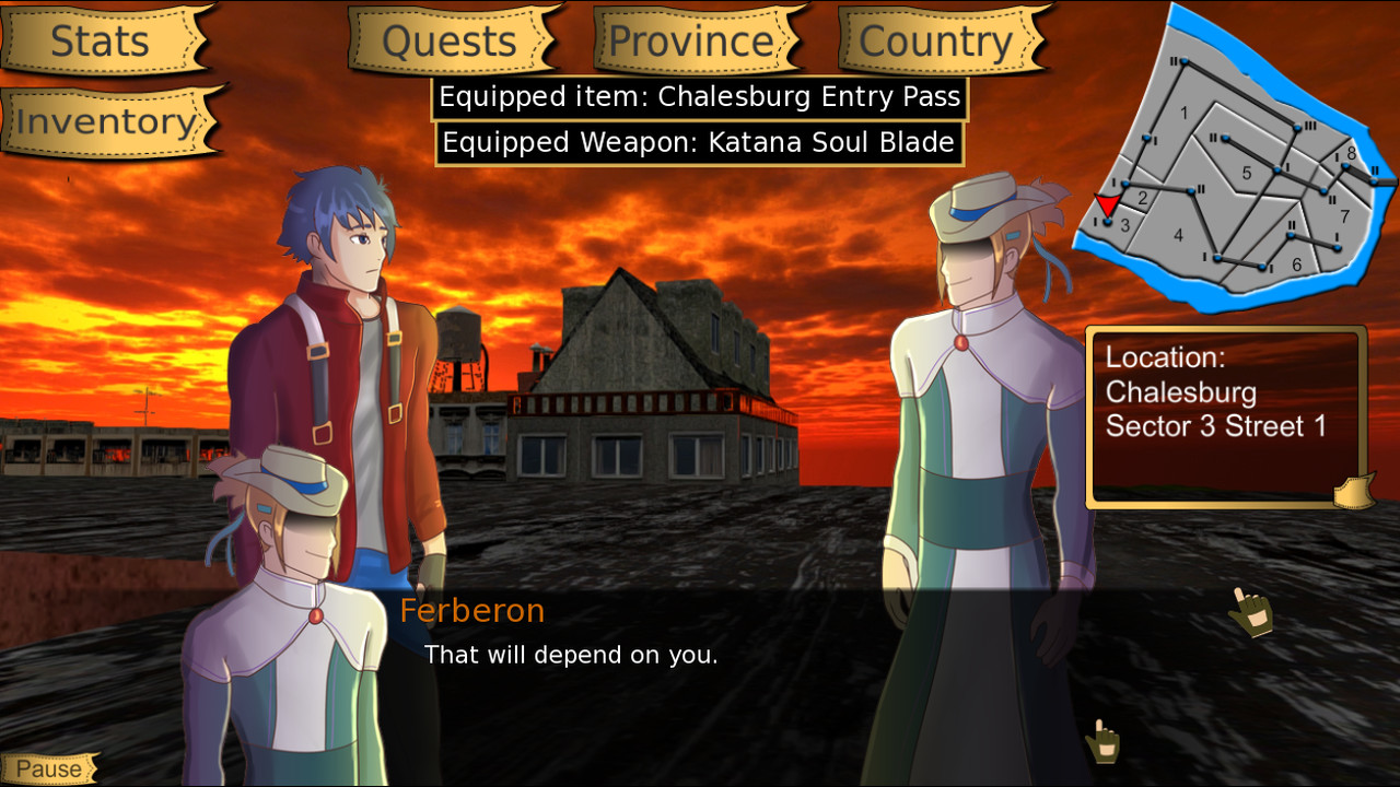 Niara: Rebellion Of the King Visual Novel RPG screenshot 12