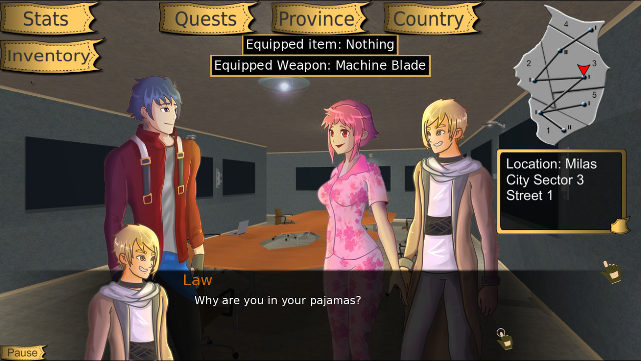 Niara: Rebellion Of the King Visual Novel RPG screenshot 5