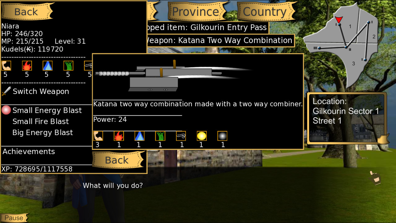 Niara: Rebellion Of the King Visual Novel RPG screenshot 6