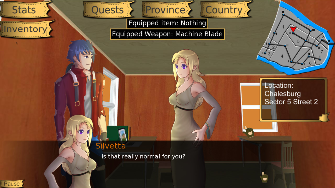 Niara: Rebellion Of the King Visual Novel RPG screenshot 3