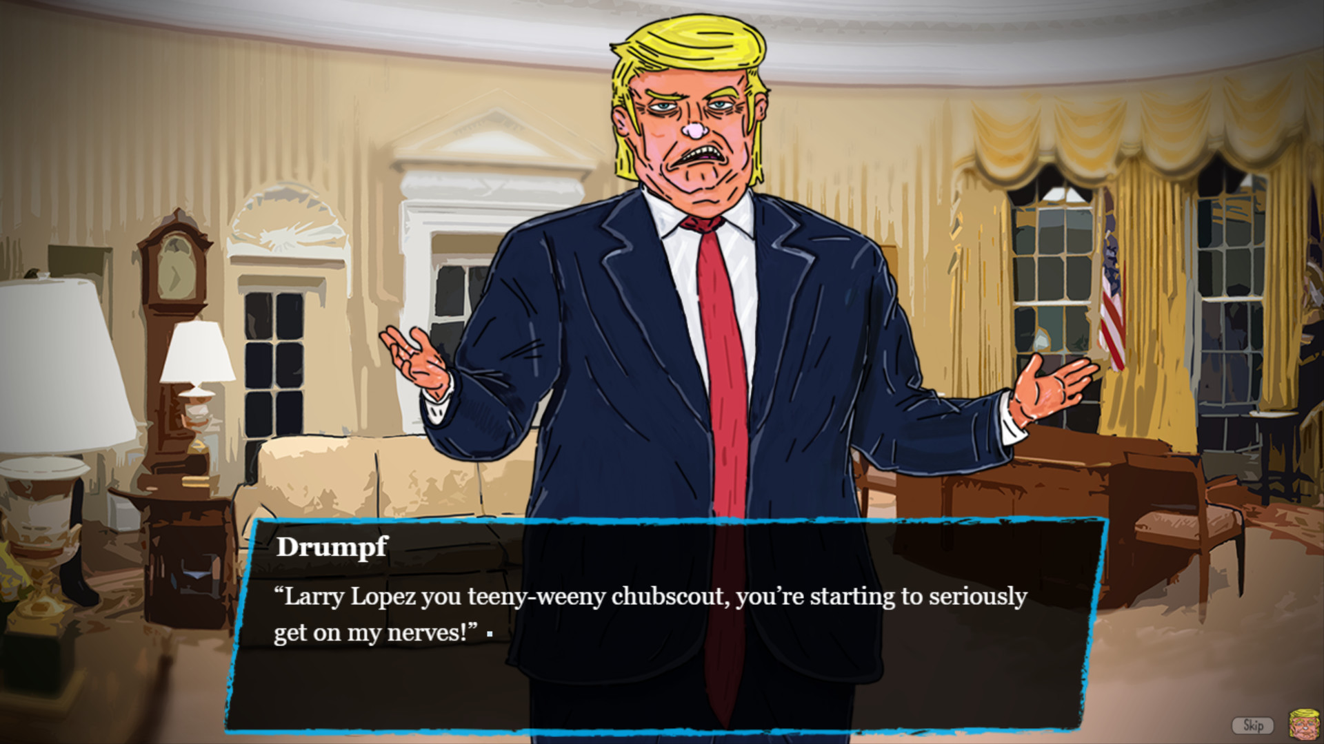 Presidential Dating Simulator screenshot 8