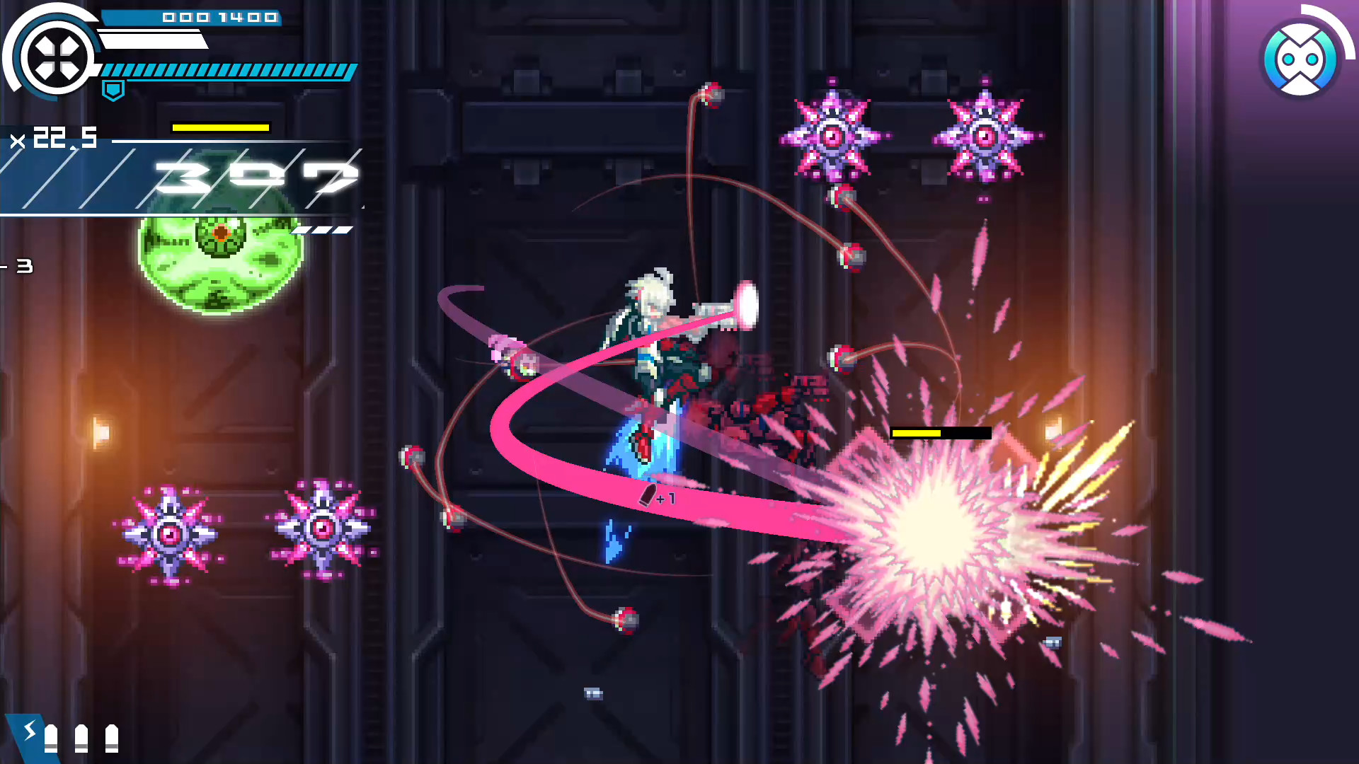 Gunvolt Chronicles: Luminous Avenger iX screenshot 2