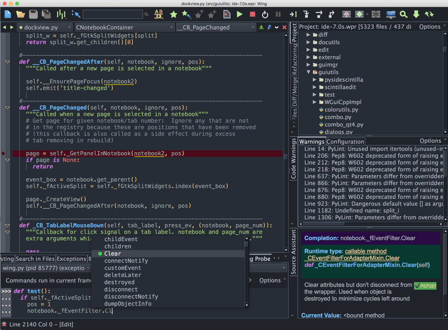 Wing Pro 7 screenshot 1