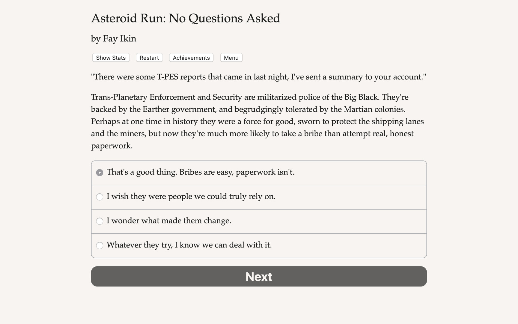 Asteroid Run: No Questions Asked screenshot 2
