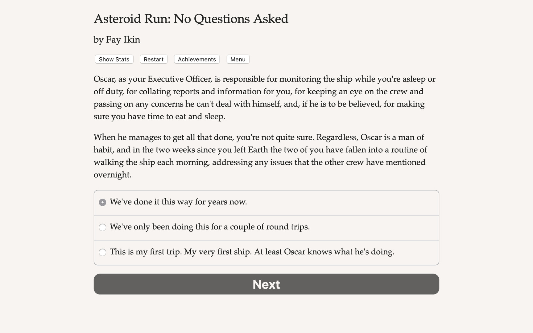 Asteroid Run: No Questions Asked screenshot 1
