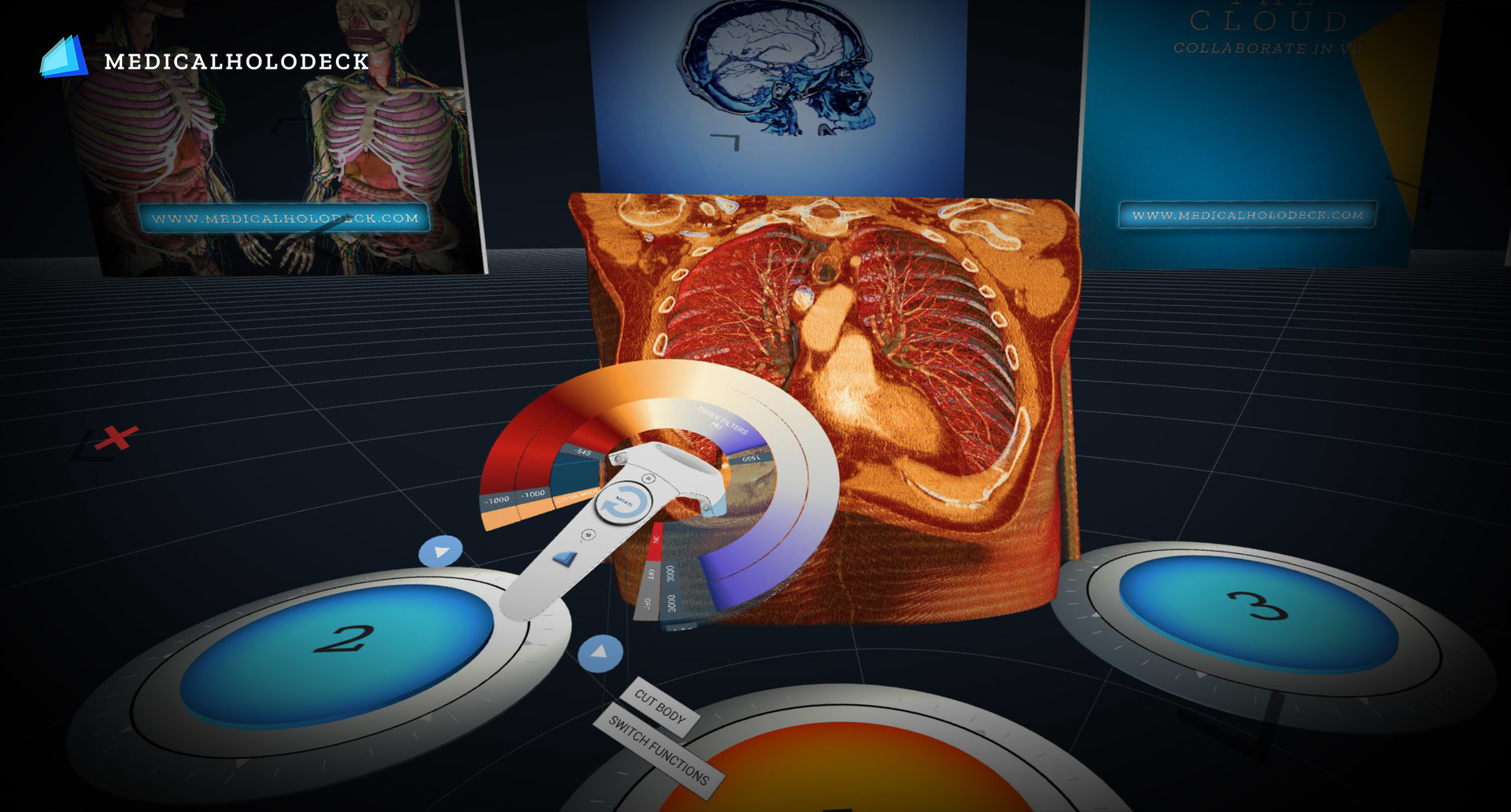 MEDICALHOLODECK PRO FREE TRIAL | FULL FEATURES FOR 30 DAYS | Medical Virtual Reality | Medical VR | DICOM Viewer screenshot 5