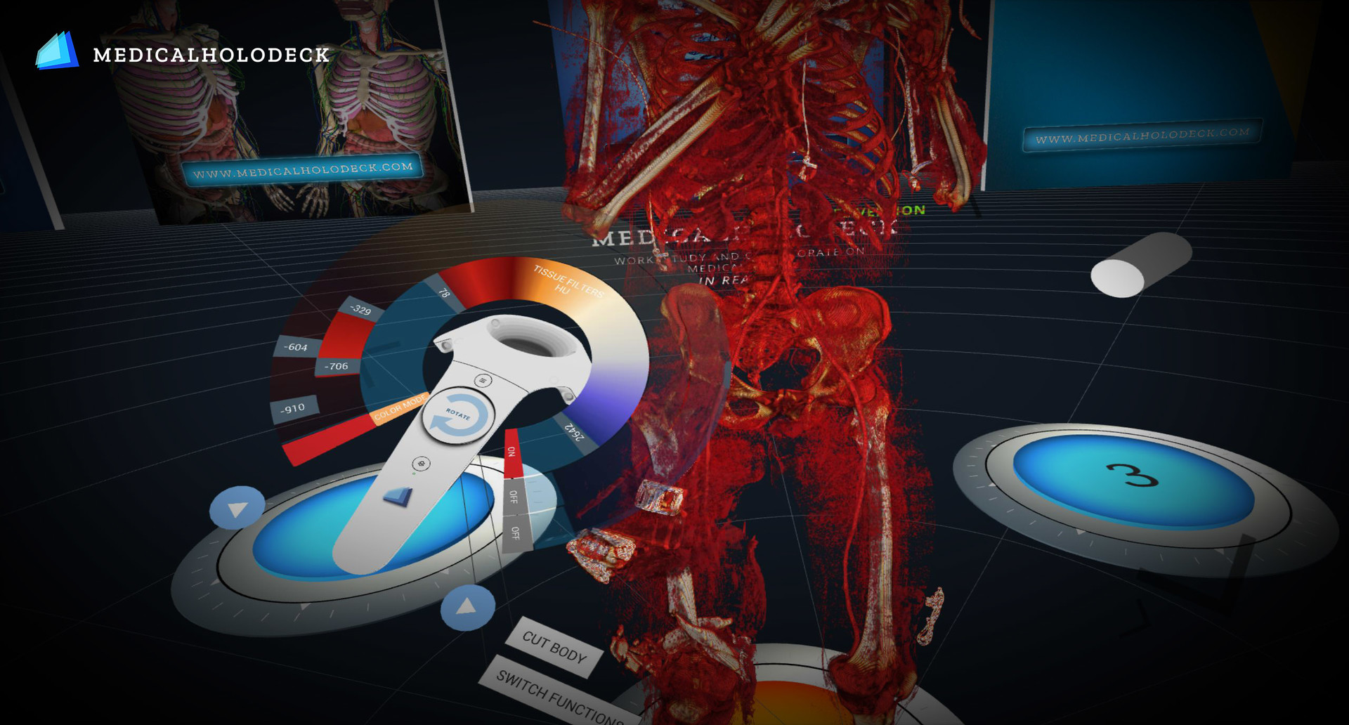 MEDICALHOLODECK PRO FREE TRIAL | FULL FEATURES FOR 30 DAYS | Medical Virtual Reality | Medical VR | DICOM Viewer screenshot 3