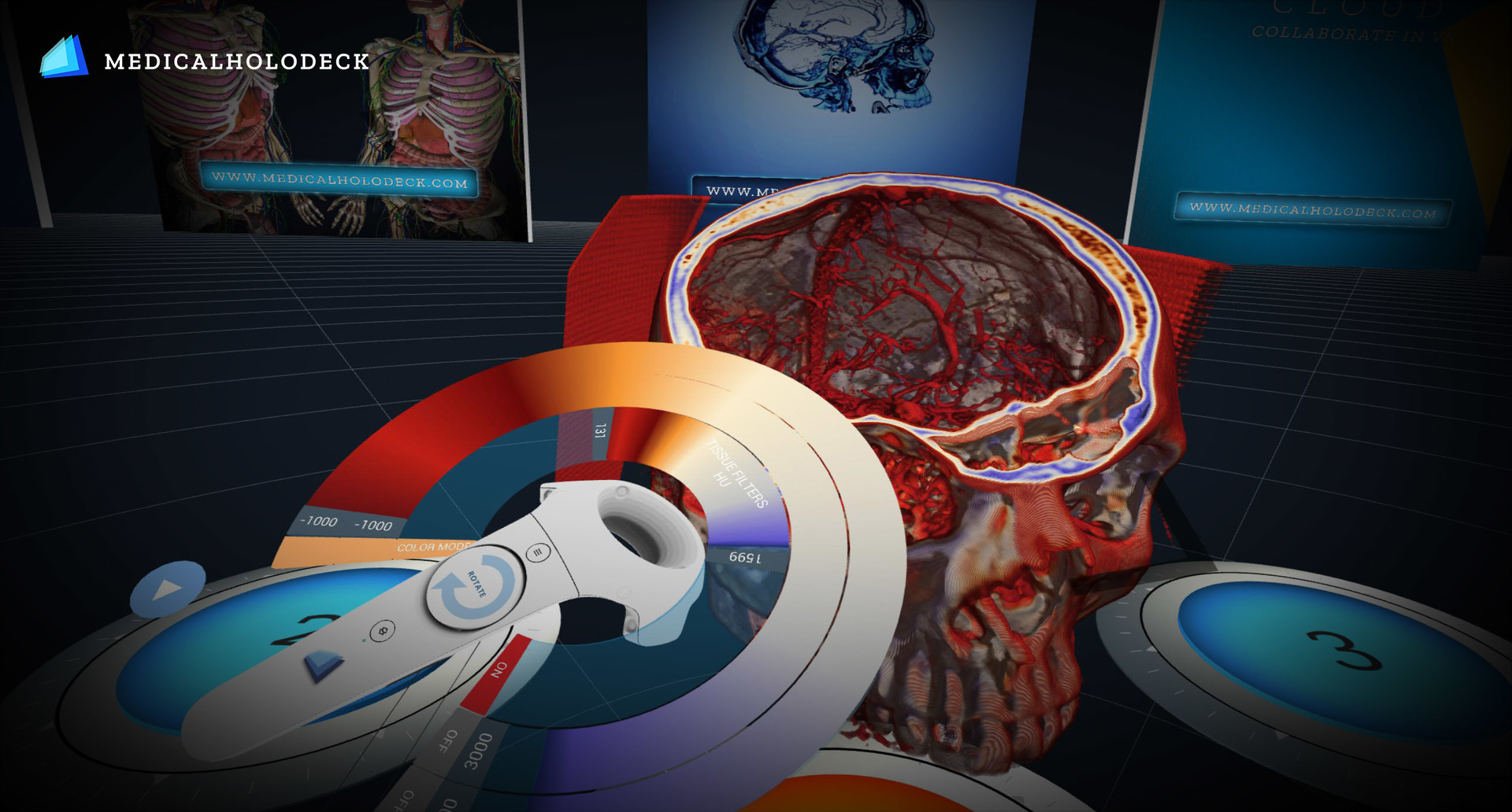 MEDICALHOLODECK PRO FREE TRIAL | FULL FEATURES FOR 30 DAYS | Medical Virtual Reality | Medical VR | DICOM Viewer screenshot 1