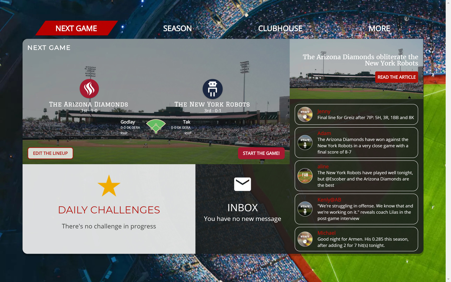 Astonishing Baseball 2019 screenshot 4