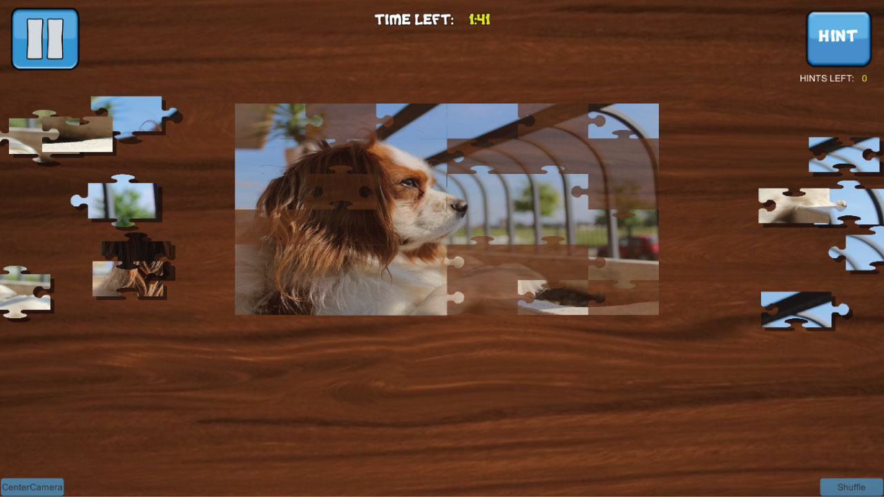 Bepuzzled Puppy Dog Jigsaw Puzzle screenshot 3