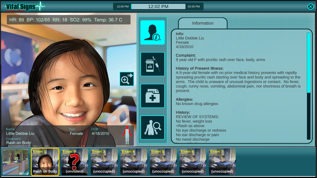 Vital Signs: Emergency Department screenshot 1