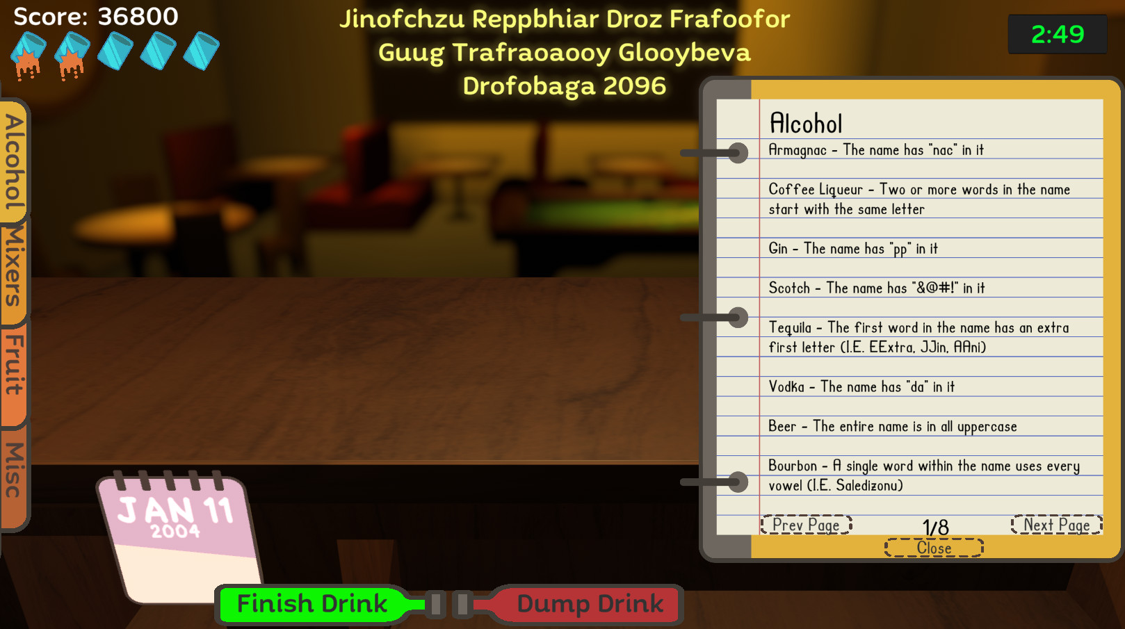 Uh Oh Bartender screenshot 5