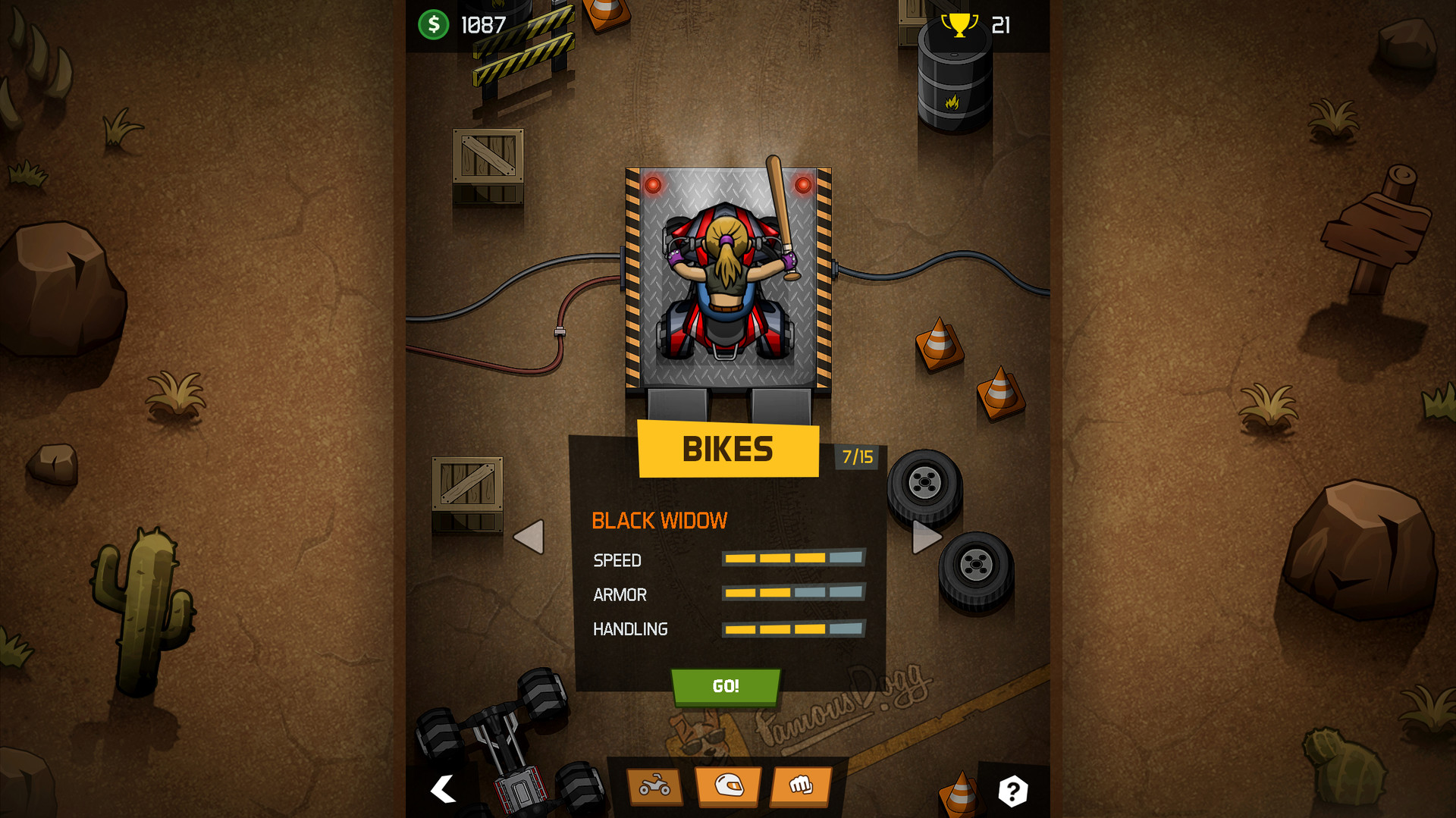 Rude Racers: 2D Combat Racing screenshot 8