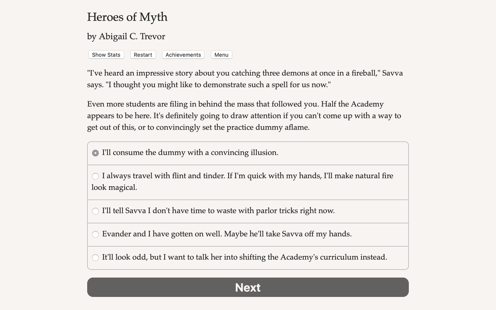 Heroes of Myth screenshot 1