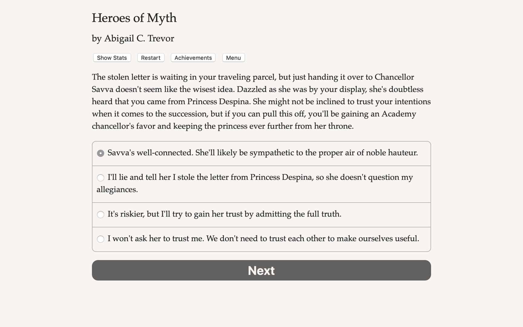Heroes of Myth screenshot 5