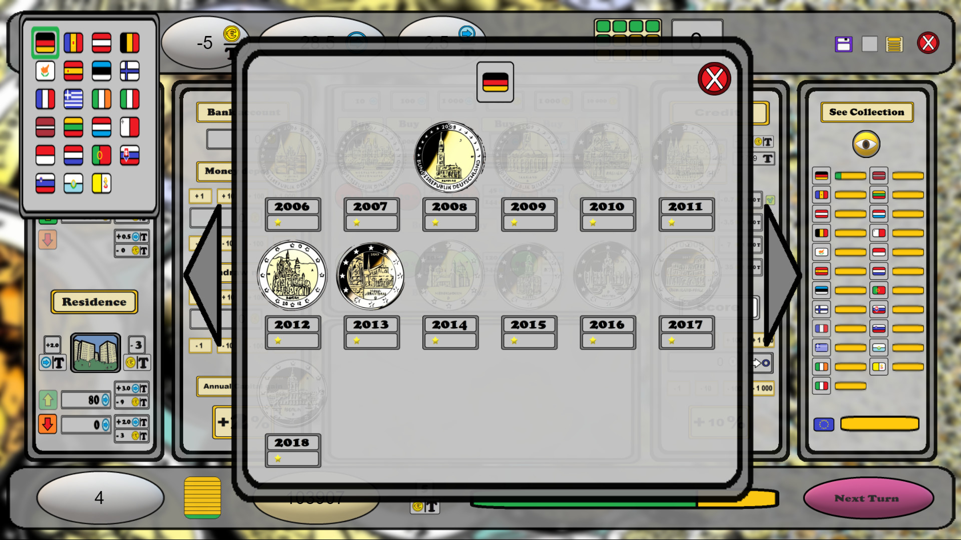 Euro NumismatCy! Coin Collector screenshot 2