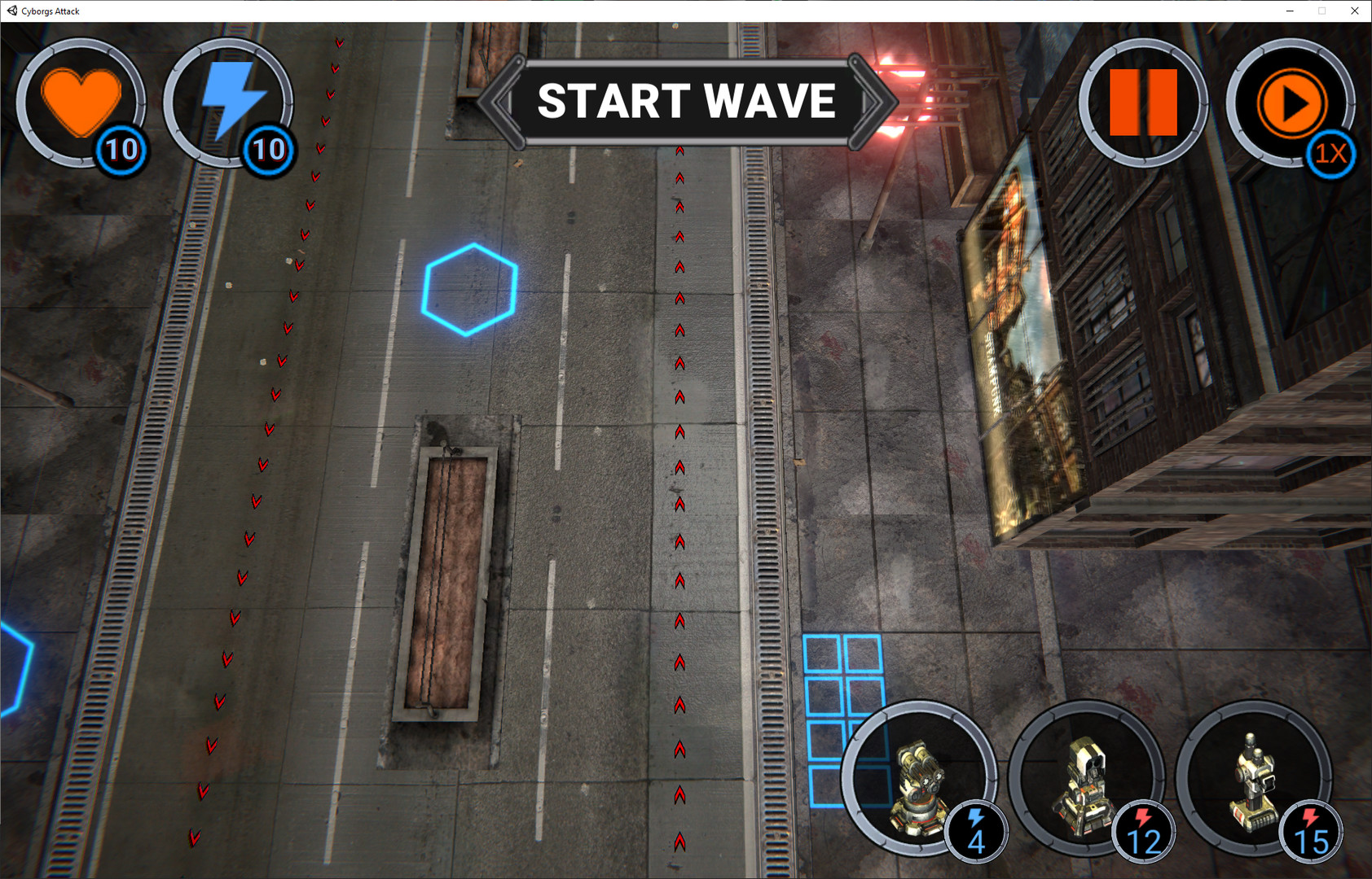 Cyborgs Attack screenshot 3