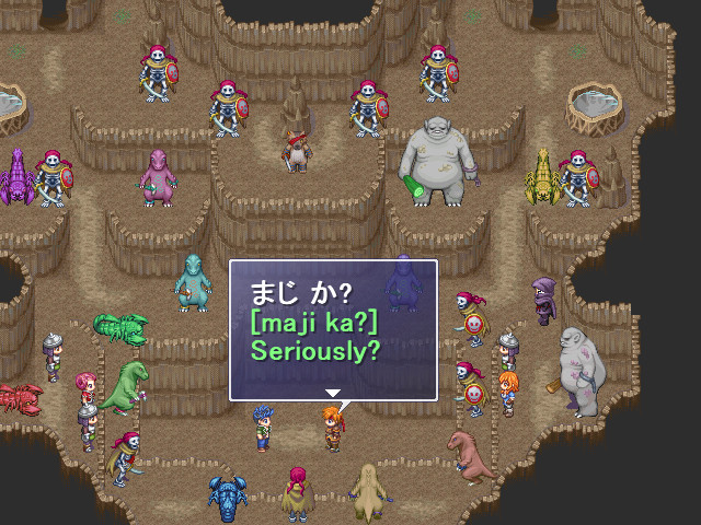 Learn Japanese RPG: Hiragana Forbidden Speech screenshot 14