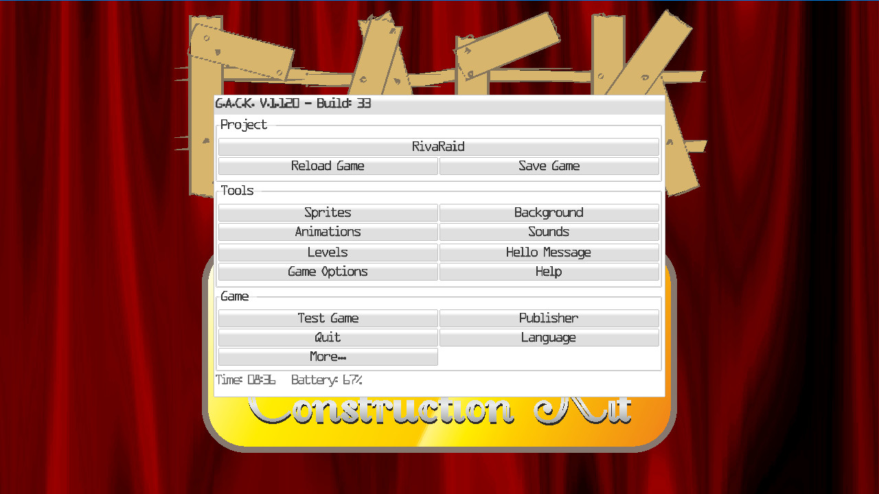 G.A.C.K. - Gaming App Construction Kit screenshot 5