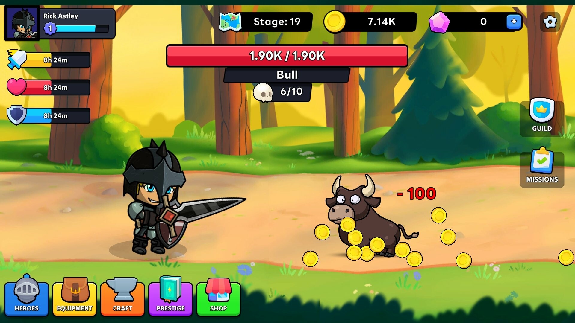 Idle Adventurer screenshot 2