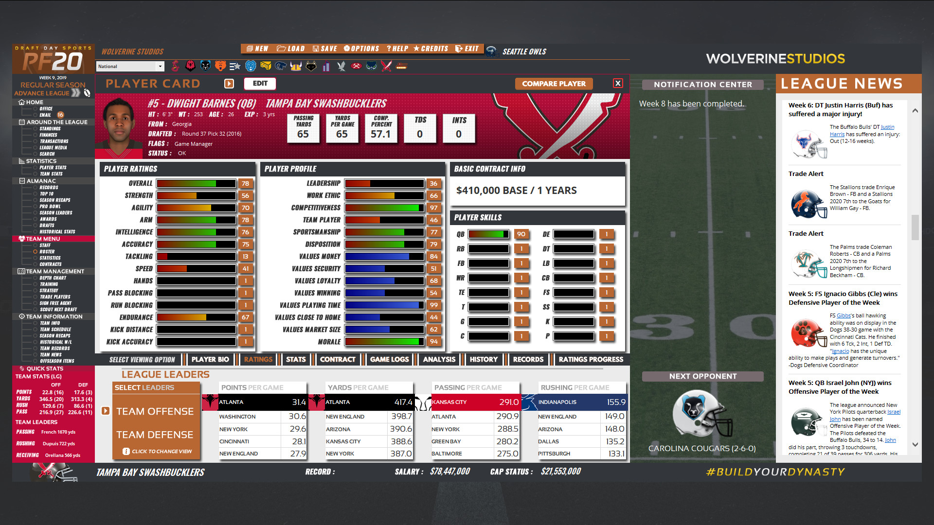 Draft Day Sports: Pro Football 2020 screenshot 4