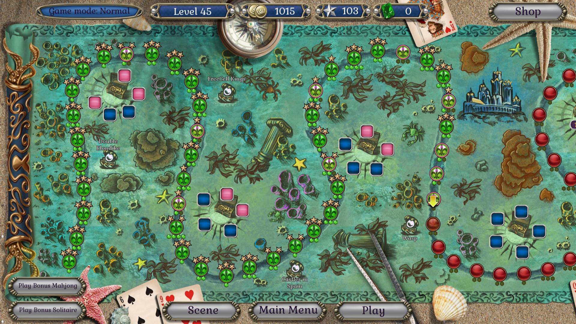 Jewel Match Atlantis Solitaire - Collector's Edition screenshot 9