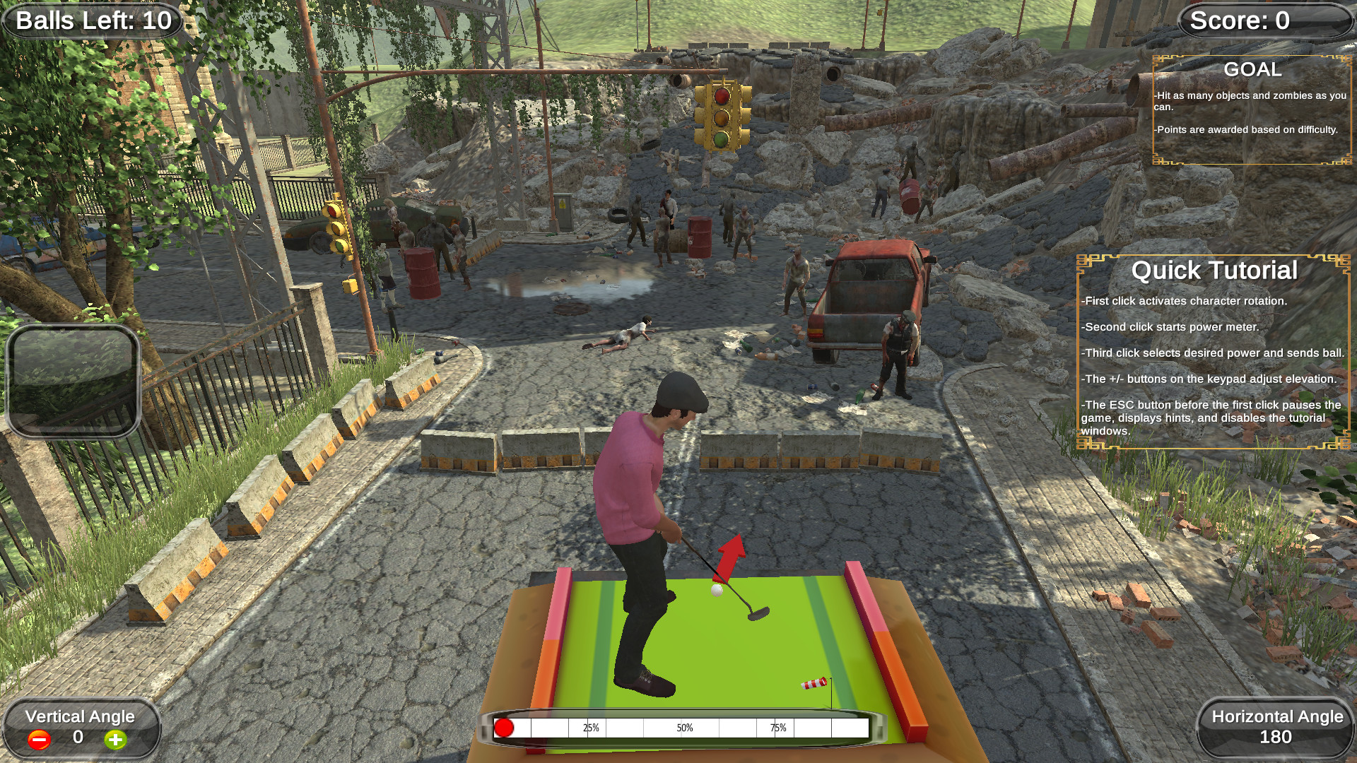 Zombie Golf screenshot 3
