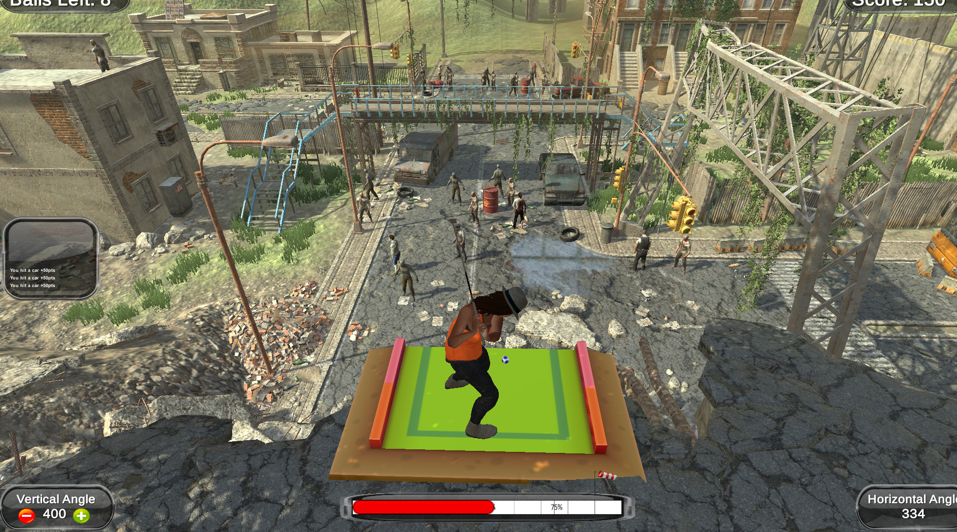 Zombie Golf screenshot 1