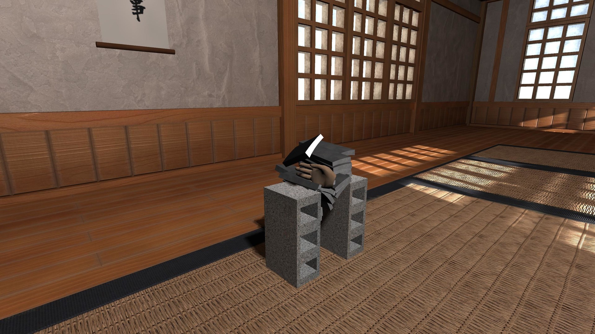 VR瓦割り / VR roof tile screenshot 4