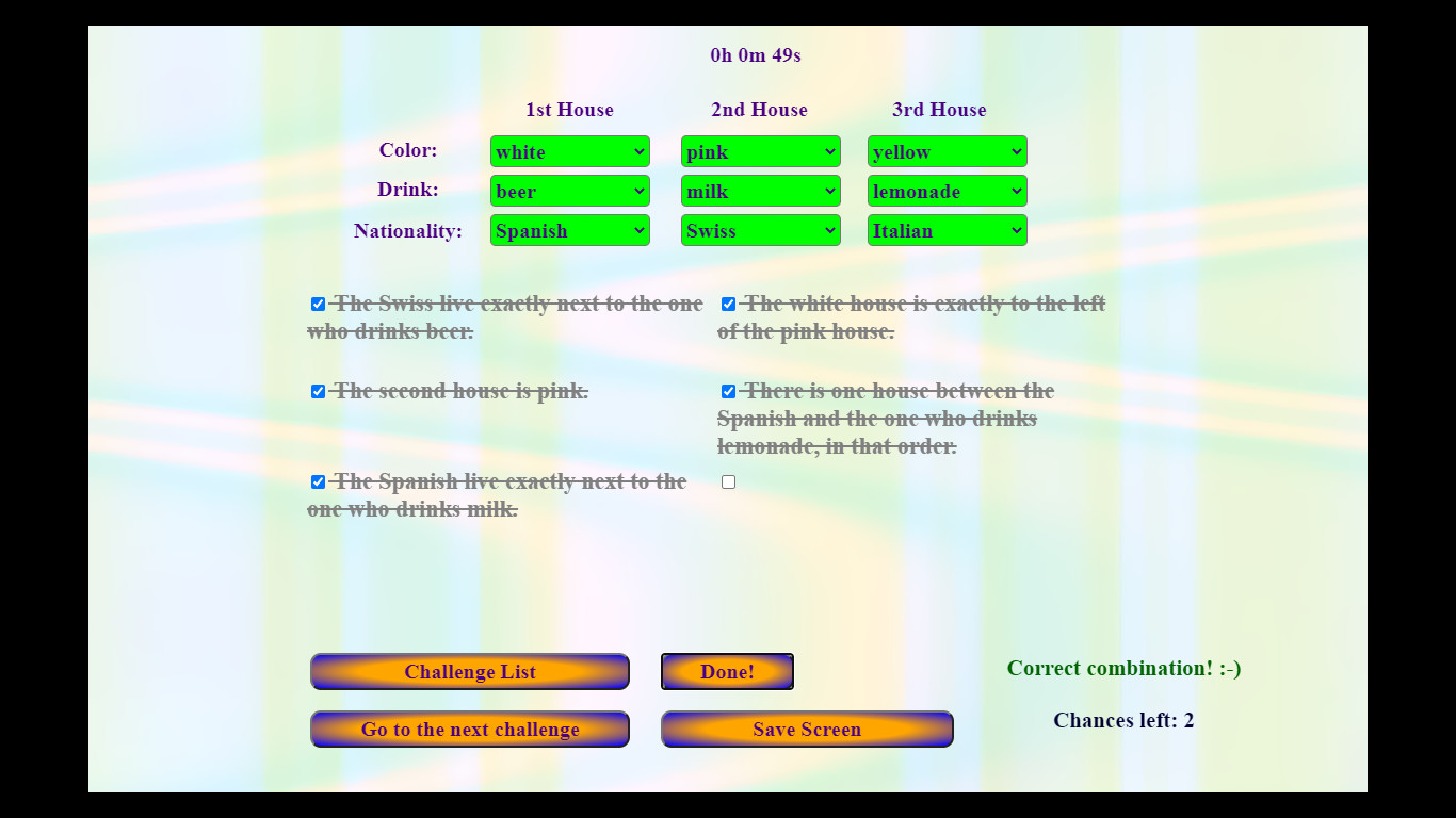 Zebra Logic Master screenshot 2