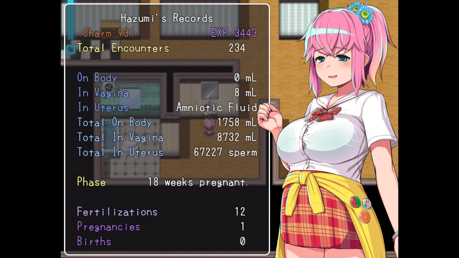 Hazumi and the Pregnation screenshot 2