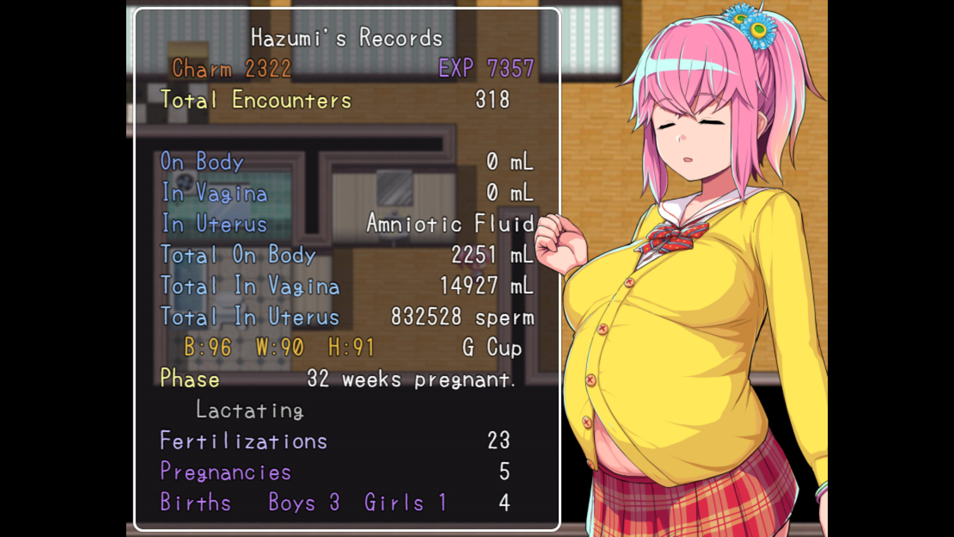 Hazumi and the Pregnation screenshot 3