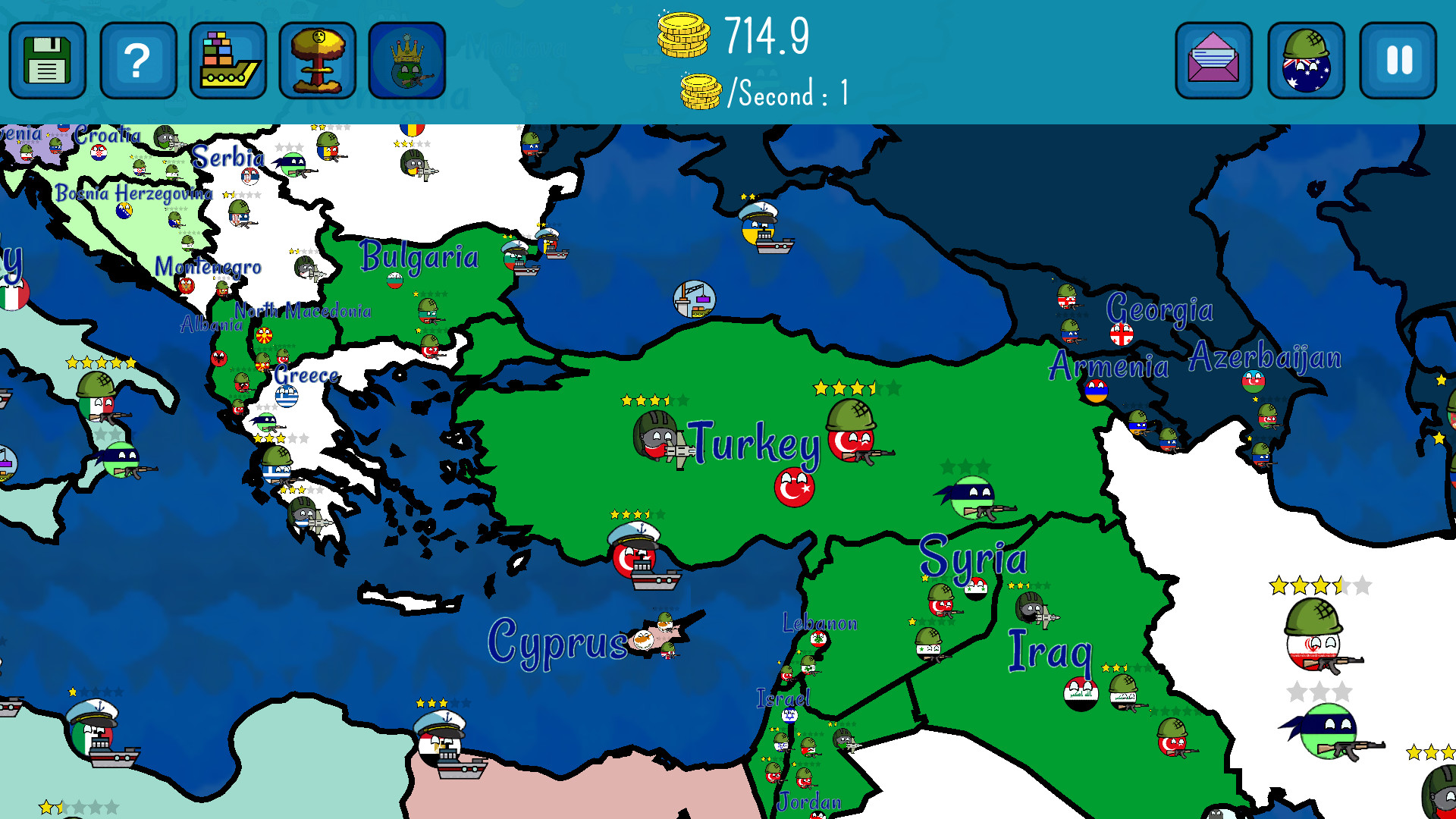 Dictators:No Peace Countryballs screenshot 3