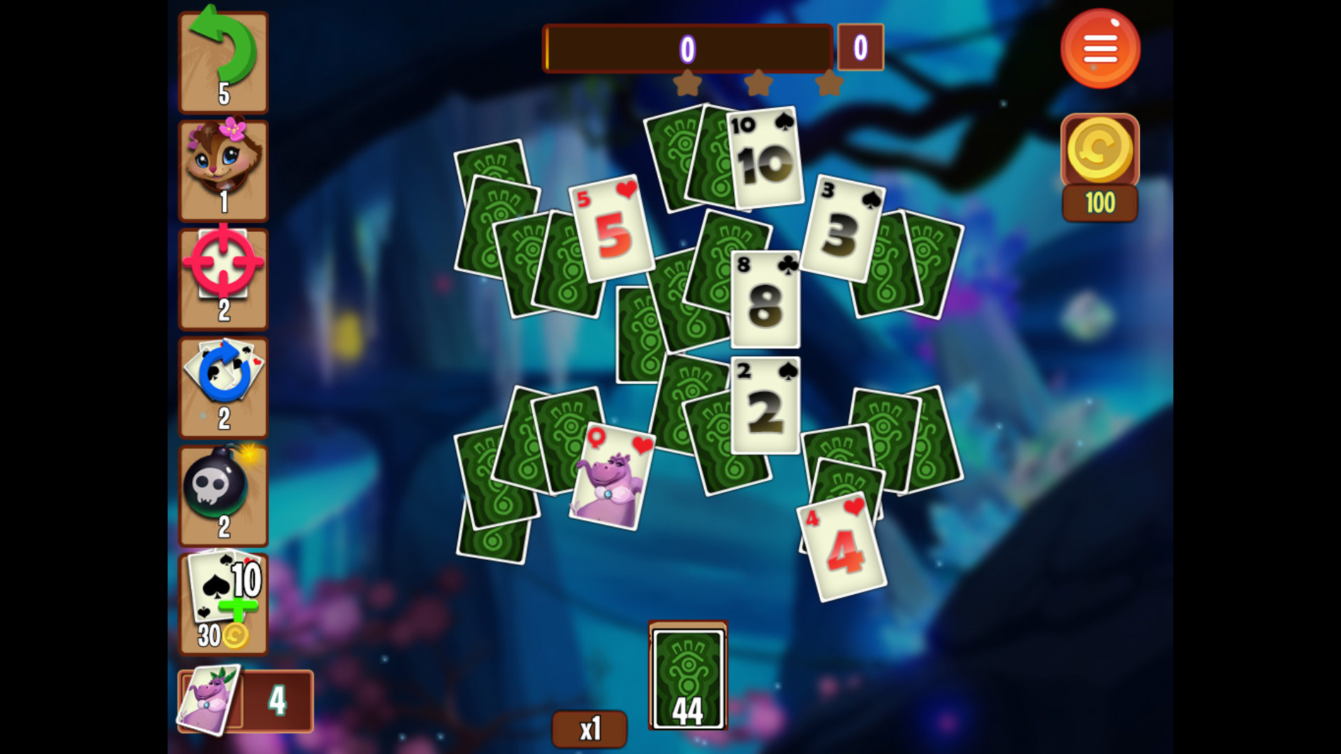 Rainforest Solitaire screenshot 2