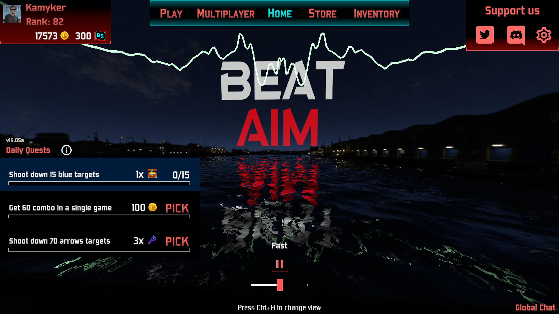 Beat Aim - Rhythm FPS Trainer screenshot 1