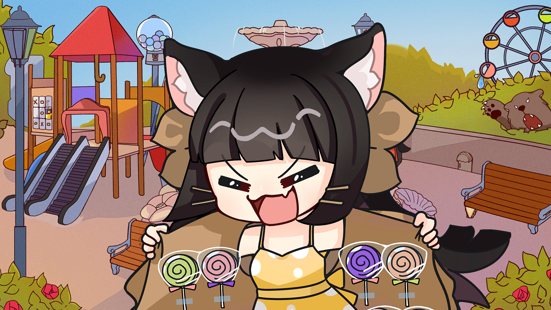 卖萌恶霸喵霸霸 Cute Bully Nyanbaba screenshot 2
