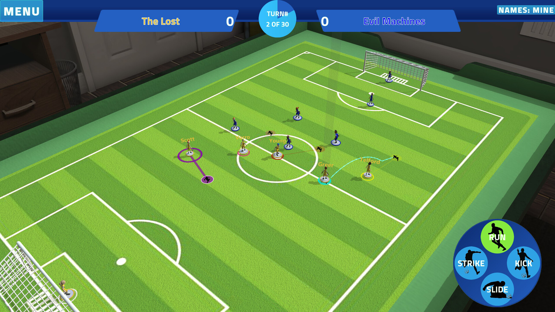 TableTop Soccer: Redux screenshot 1