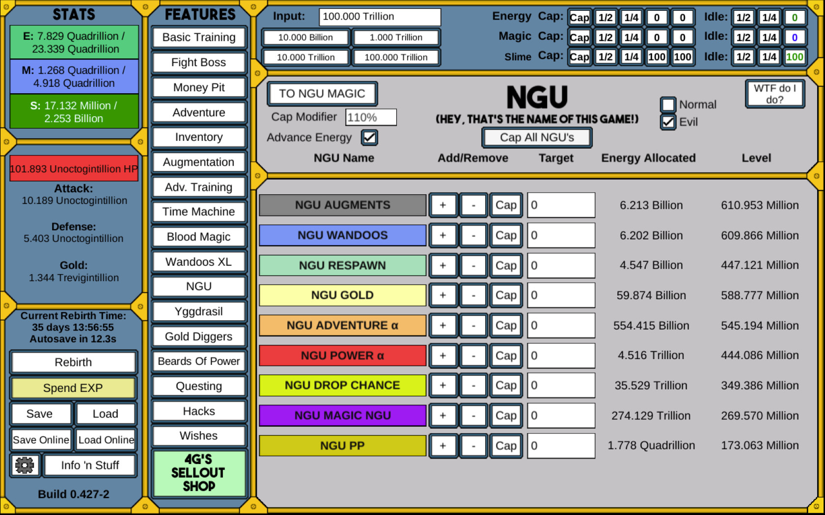NGU IDLE screenshot 7