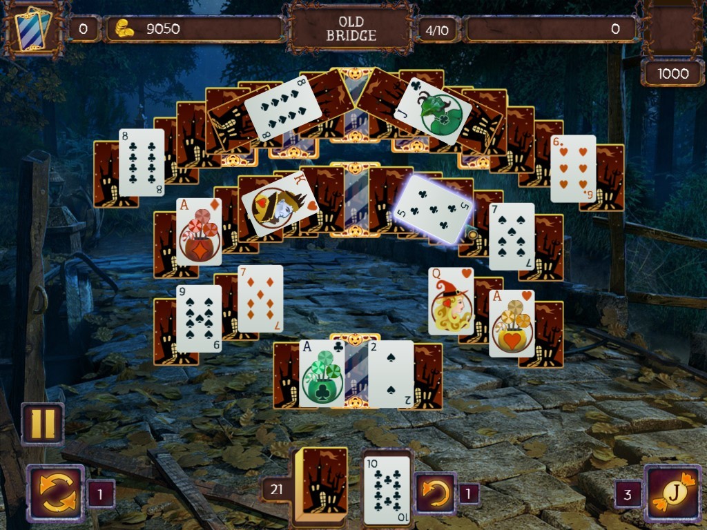 Solitaire Game Halloween screenshot 1