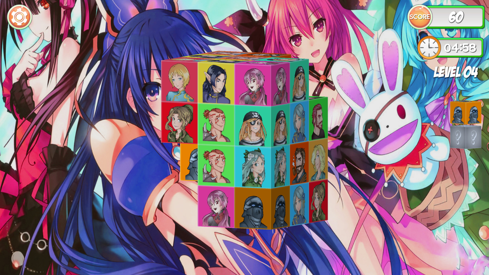 Mahjong Dimensions 3D - Fantasy Anime screenshot 4