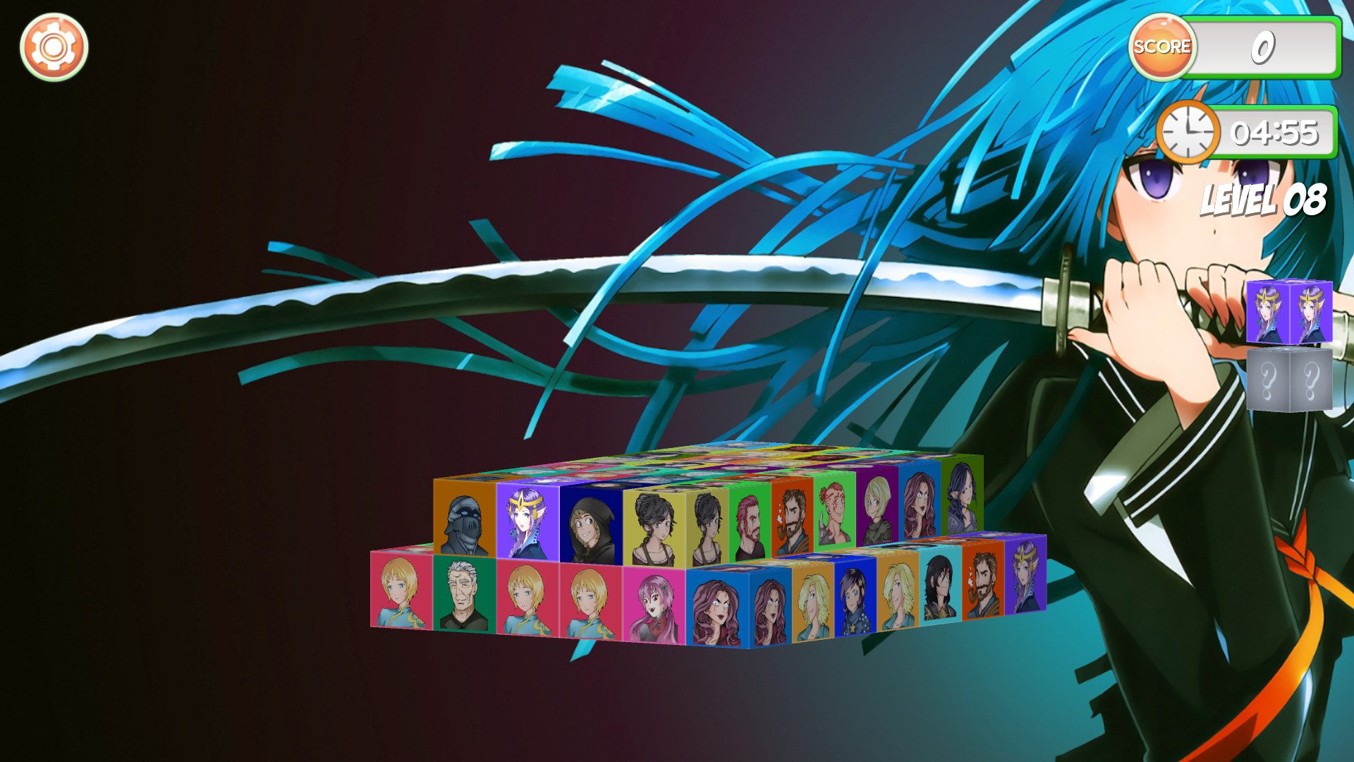 Mahjong Dimensions 3D - Fantasy Anime screenshot 2