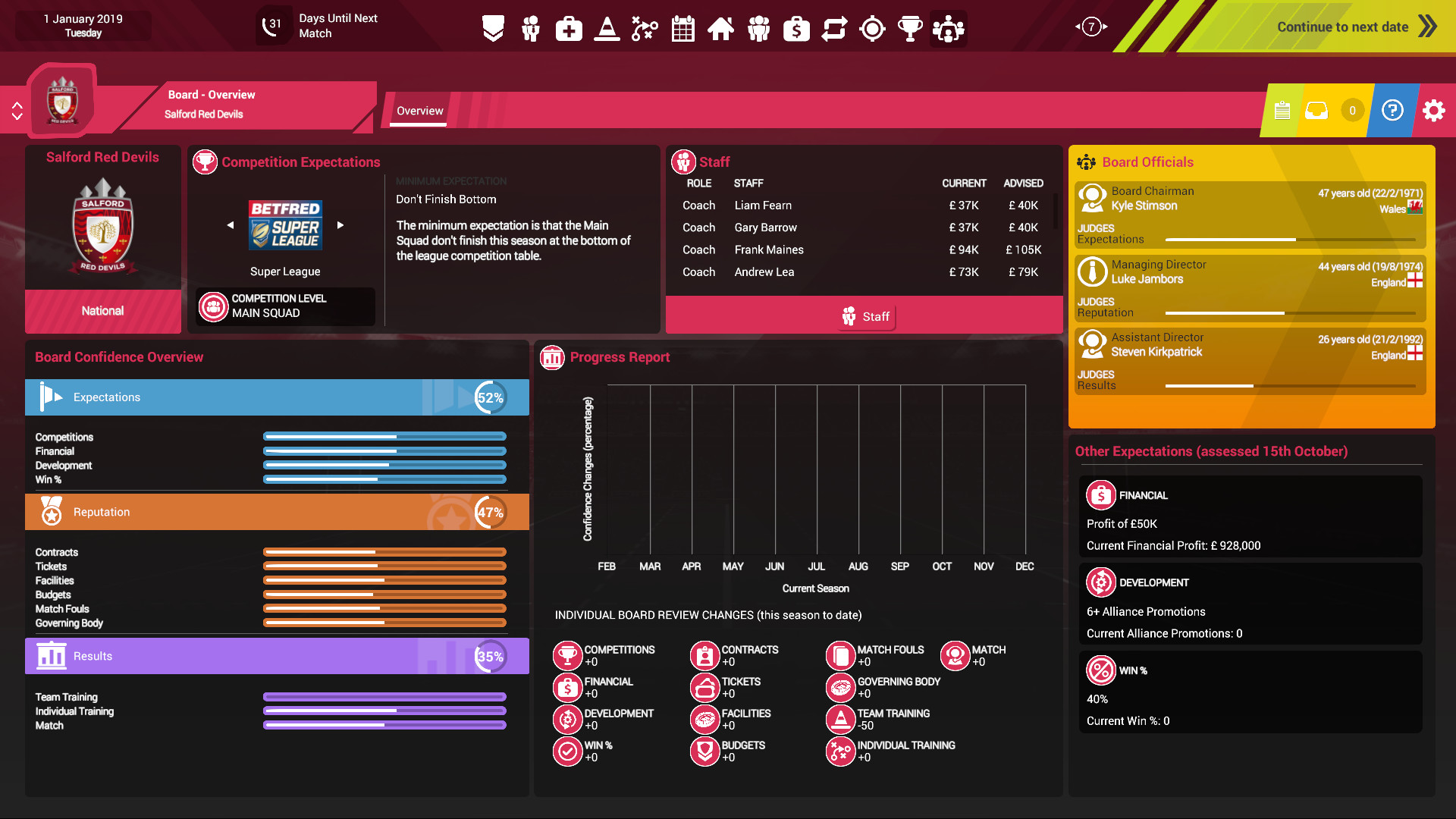 Rugby League Team Manager 3 screenshot 11