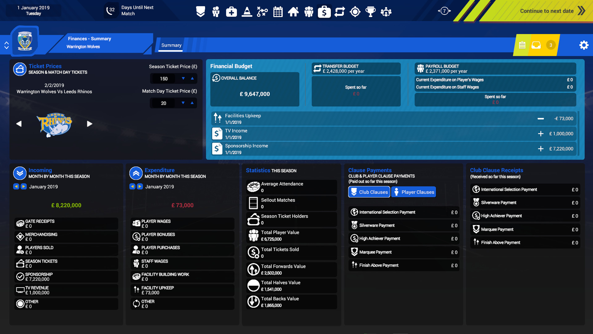 Rugby League Team Manager 3 screenshot 16