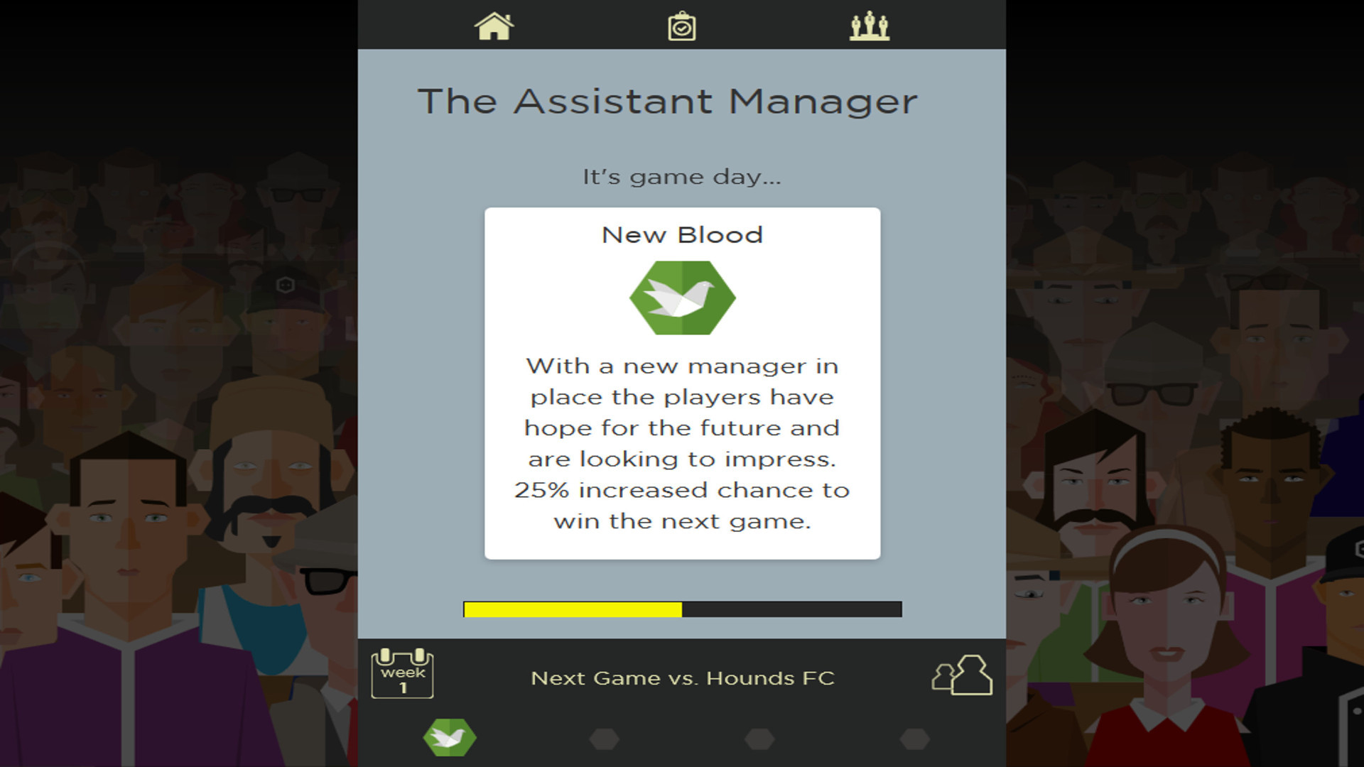 Swipe Football - Football Manager RPG Game screenshot 1