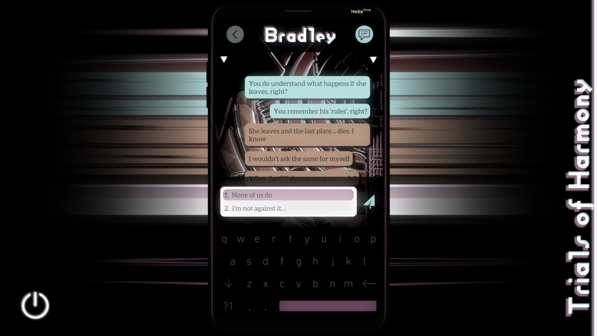 Trials of Harmony ~ A Found Phone Mystery Visual Novel screenshot 12