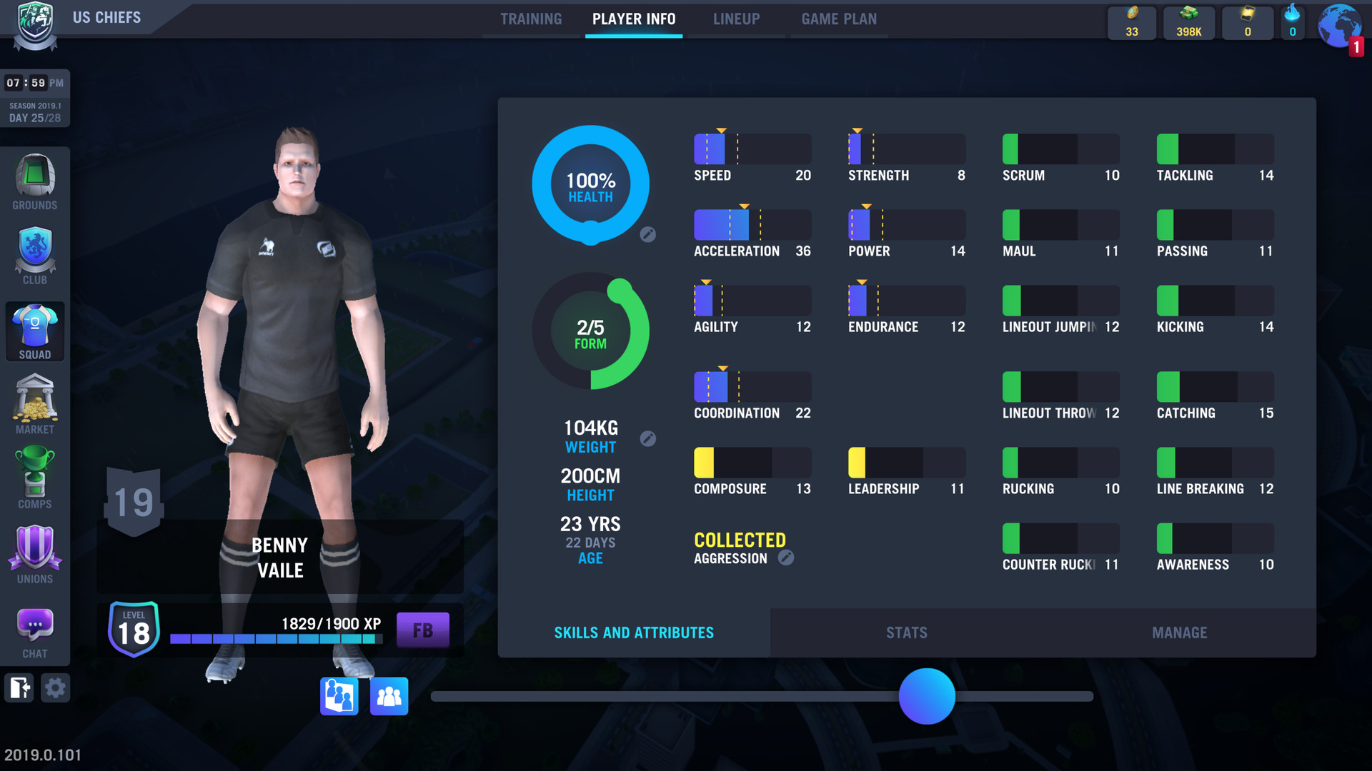 Blackout Rugby - World Cup Edition screenshot 6