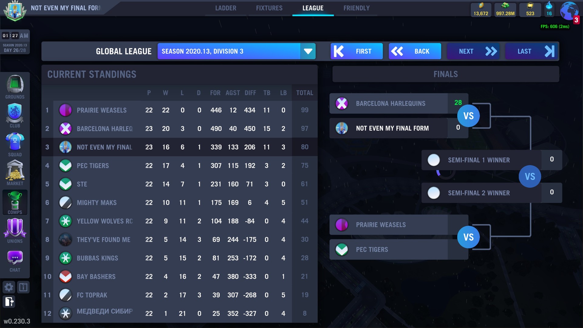 Blackout Rugby - World Cup Edition screenshot 11