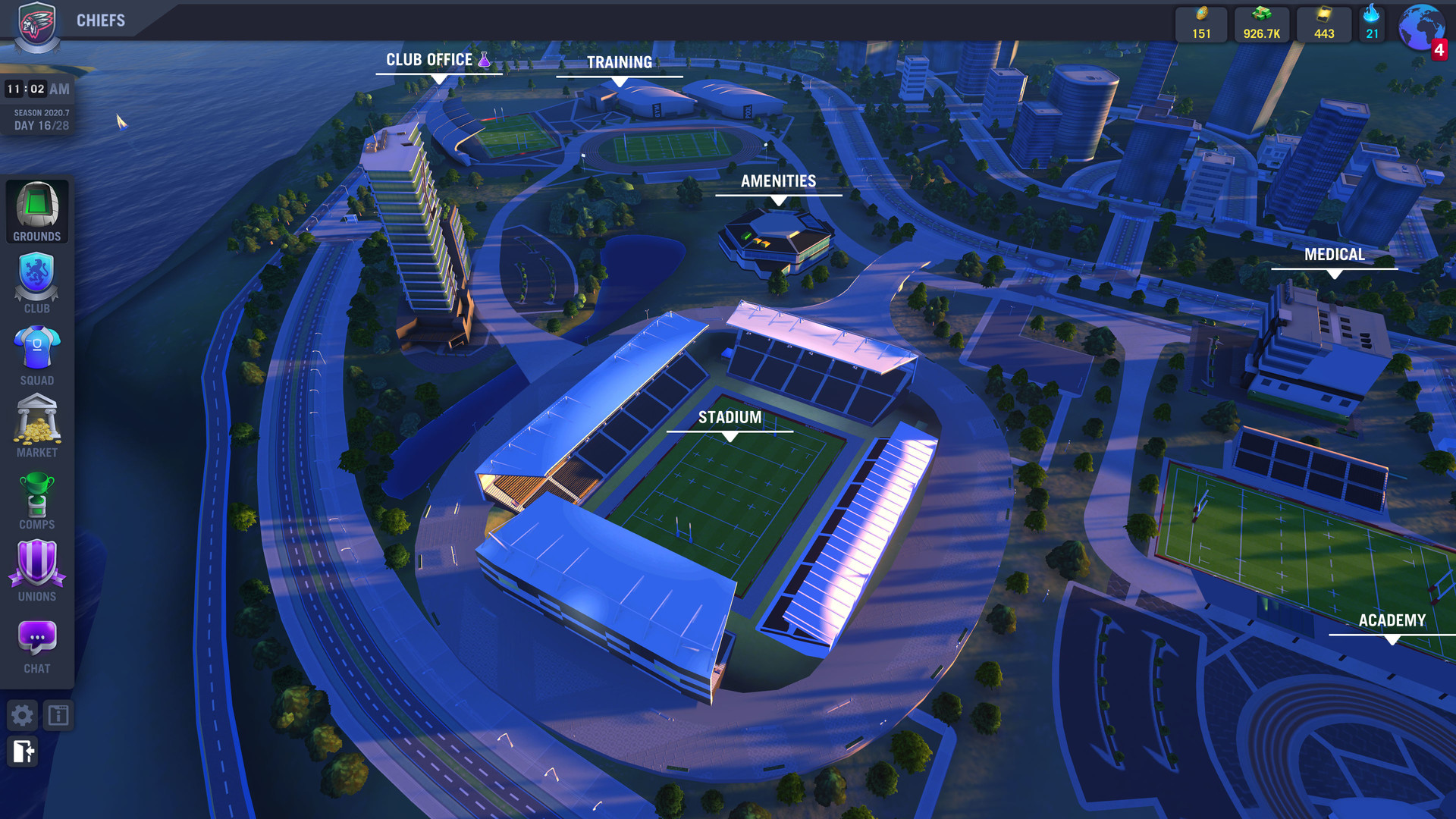 Blackout Rugby - World Cup Edition screenshot 1
