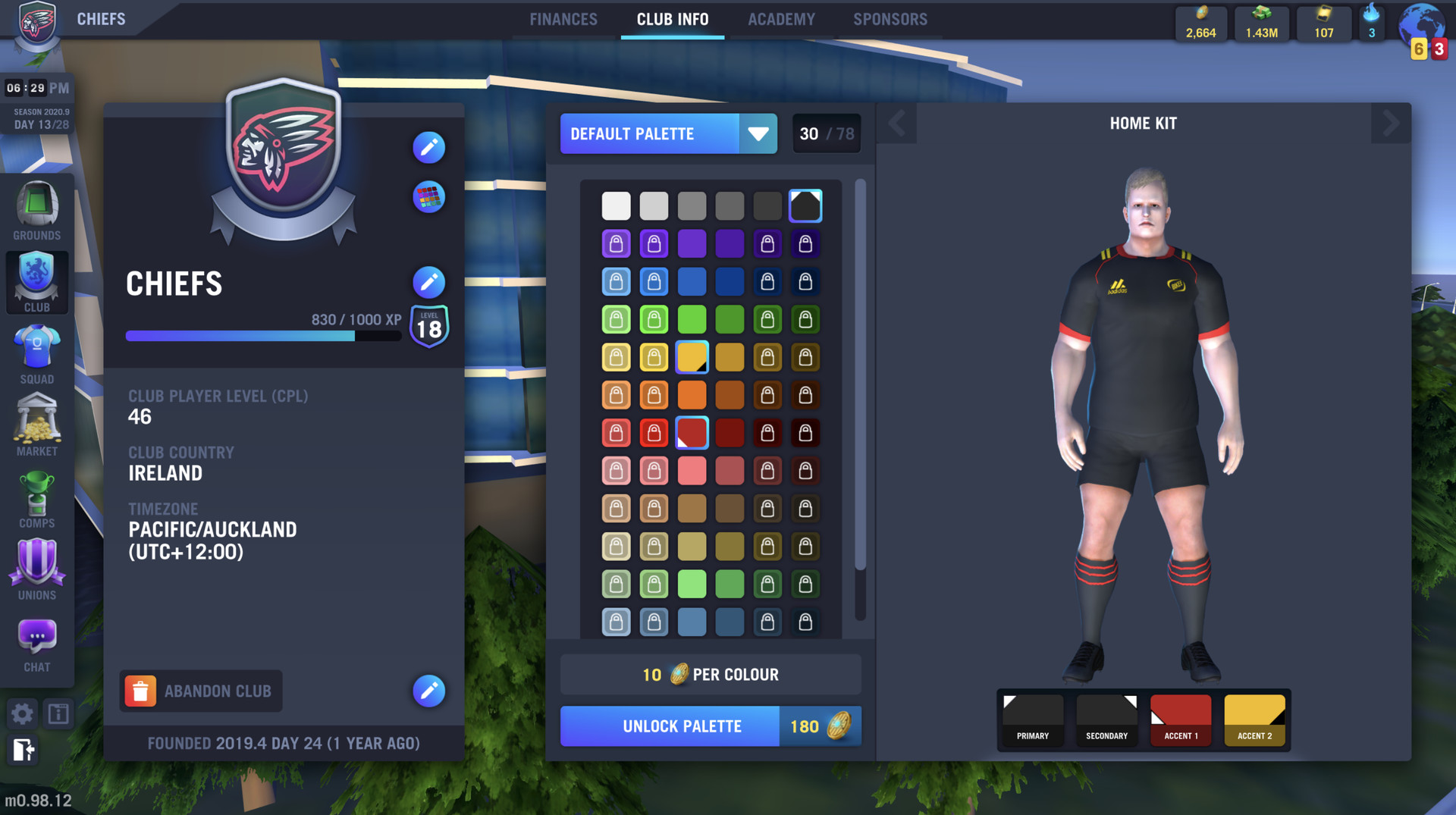 Blackout Rugby - World Cup Edition screenshot 7