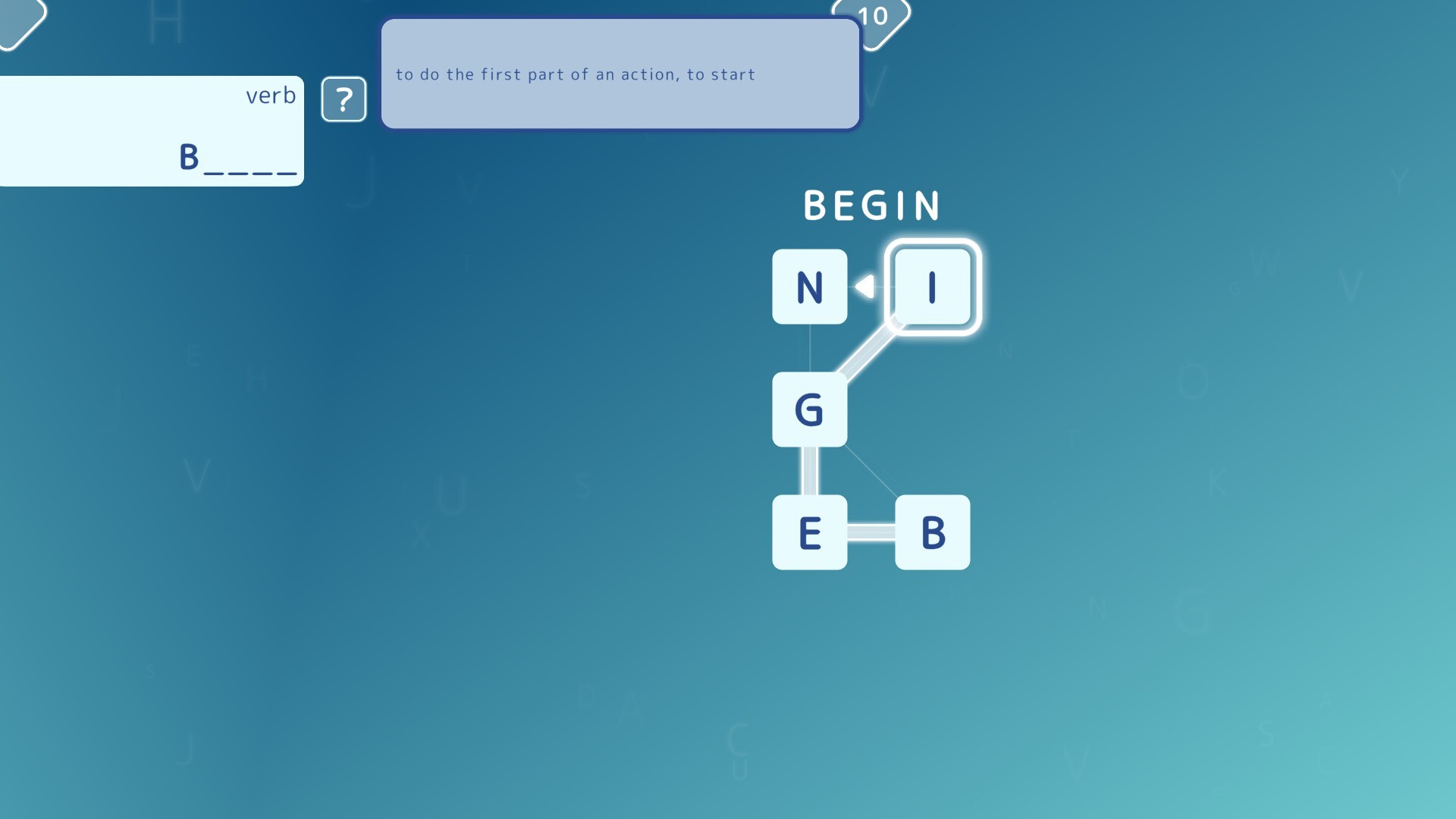 Mini Words - minimalist puzzle screenshot 1